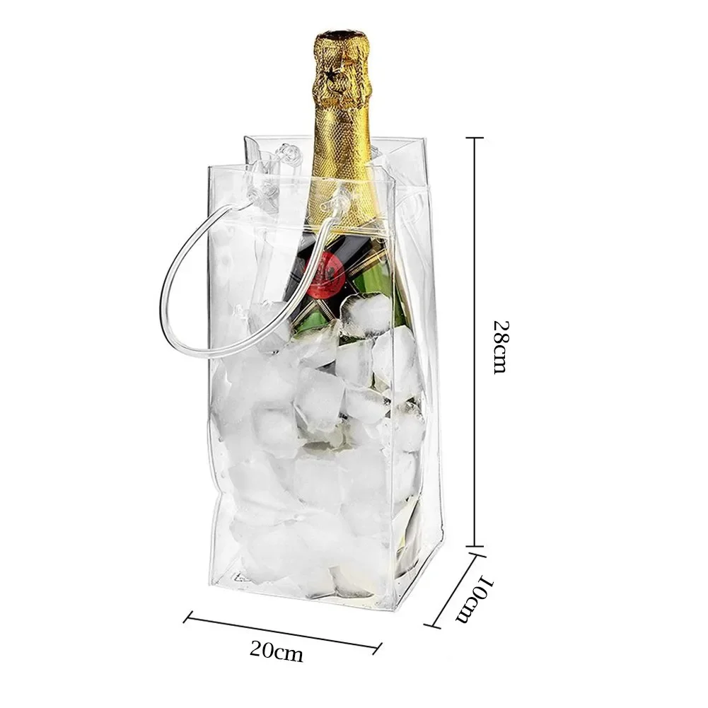 PVC製漏れ防止アイスバッグ ビールクーラーバッグ ポータブ - Wine To Beer To Liquor のレビューと価格