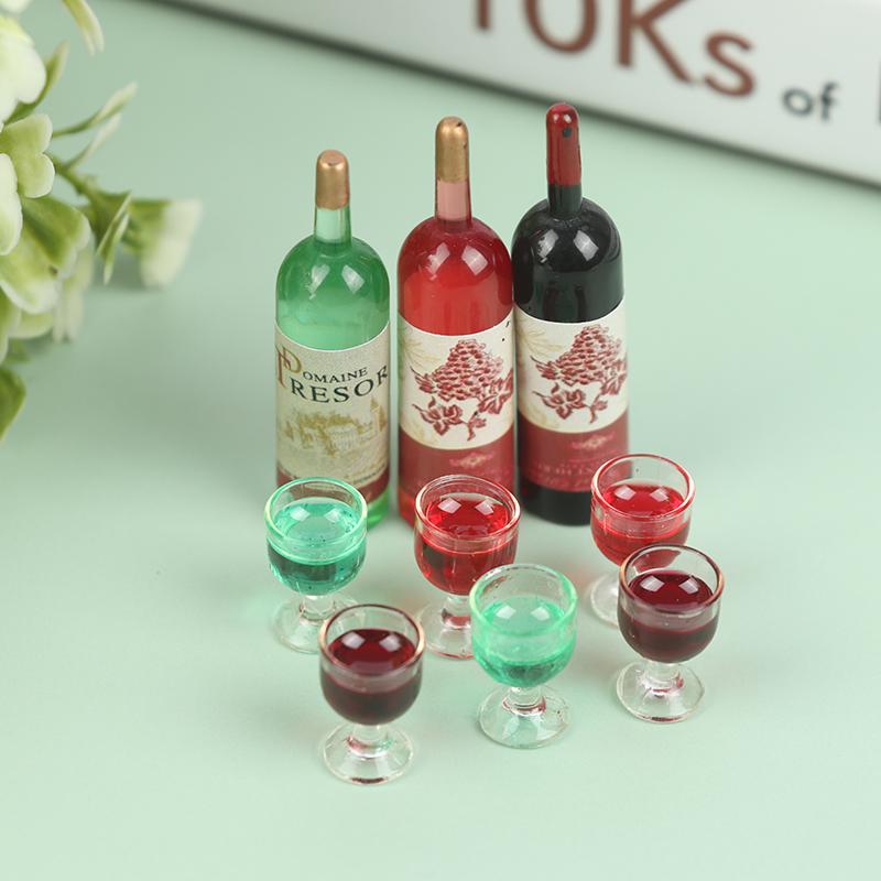 ドールハウス用ミニチュアボトル,キッチンアクセサリー,ミニド - Wine Beer House のレビューと価格