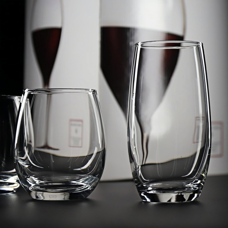 2 個のウイスキーグラスクリアウイスキーバーカクテルグラス飲 - Wine To Beer To Liquor のレビューと価格