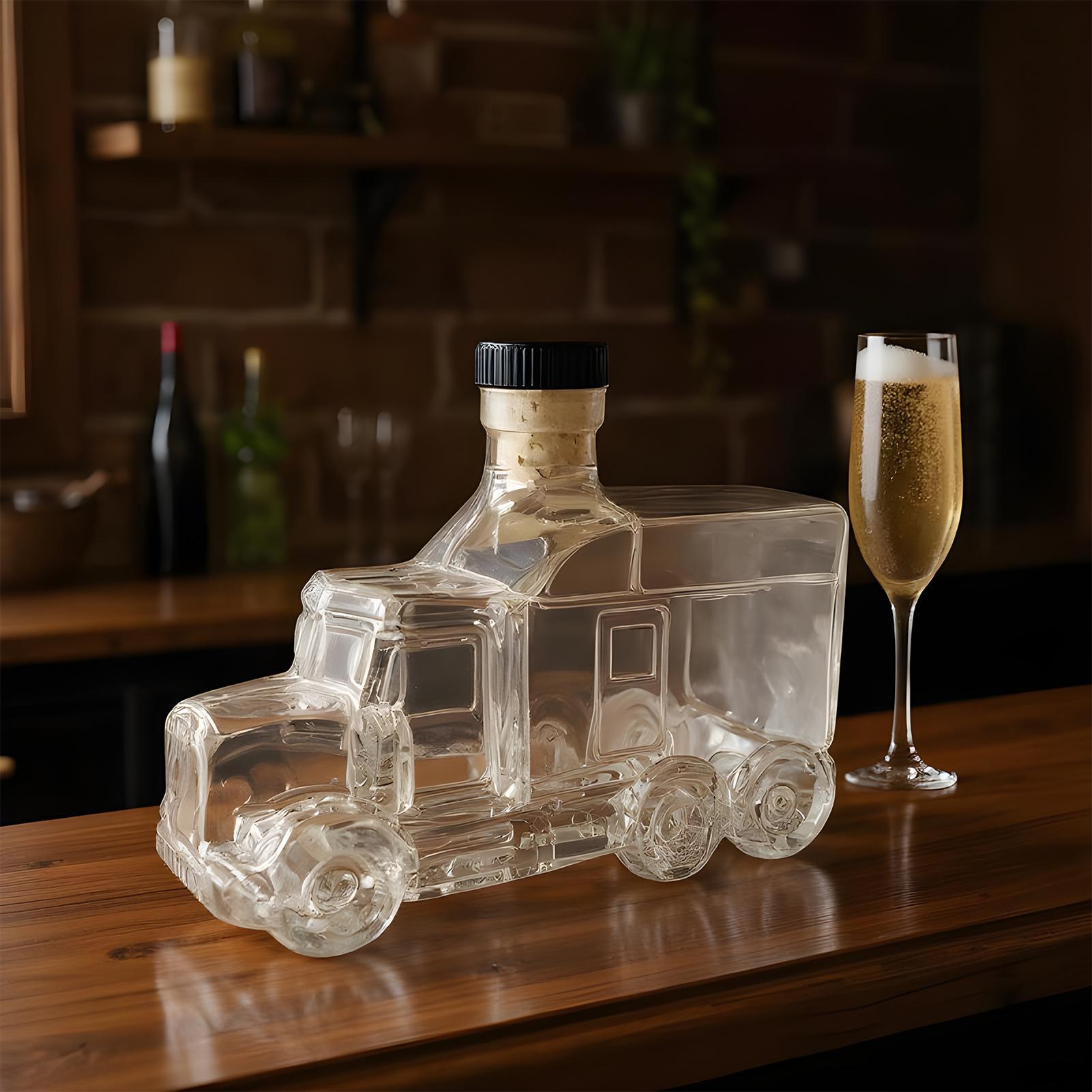 375ml装飾ボトルデカンタ、バーボンデカンタ、ウイスキー容 - Wine To Beer To Liquor のレビューと価格